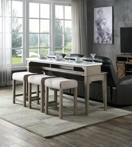 Wandella - Counter Height Set w/USB by Unique Piece Furniture