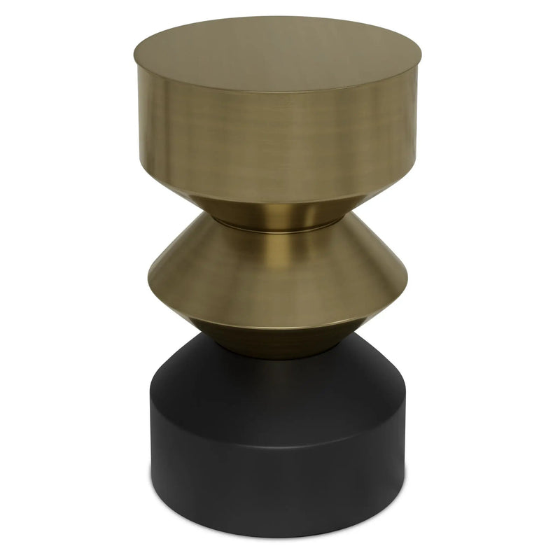 Miller - Side Table - Black / Brass by Unique Piece Furniture