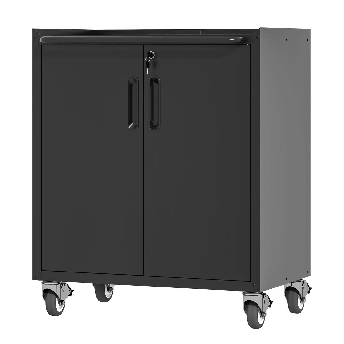 Heavy Duty Metal Garage Storage Cabinet With Wheels Sturdy Tool Organizer by HouseOfZazla