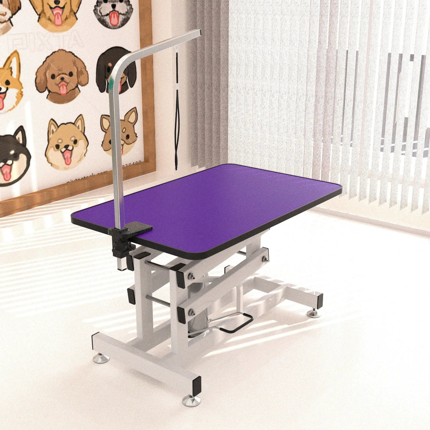 Hydraulic Pet Grooming Table by HouseOfZazla