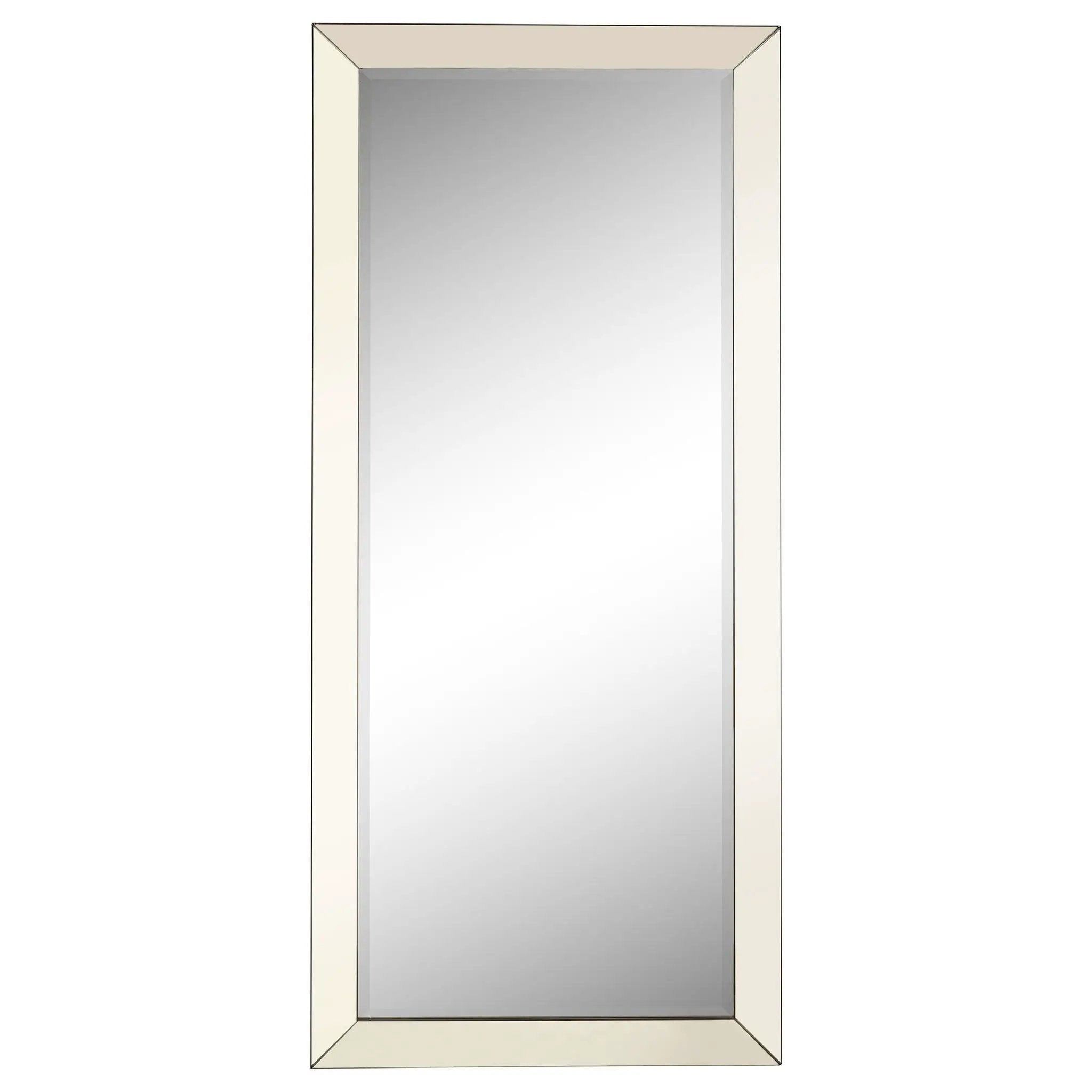 Barnett 30 x 70 Inch Full Length Floor or Wall Mirror Silver by Unique Piece Furniture