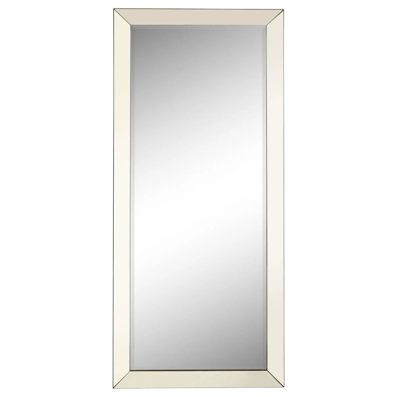 Barnett 30 x 70 Inch Full Length Floor or Wall Mirror Silver by Unique Piece Furniture