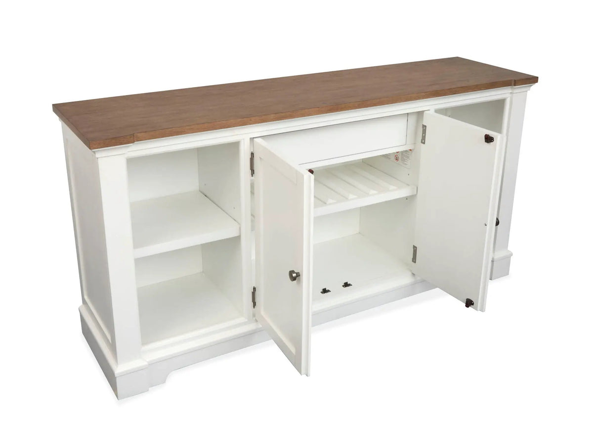 Kingston - Credenza - Whisper White And Cerused Nutmeg, photo 2 of 7