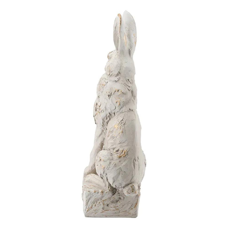 Large Magnesium Sitting Rabbit Figurine by HouseOfZazla