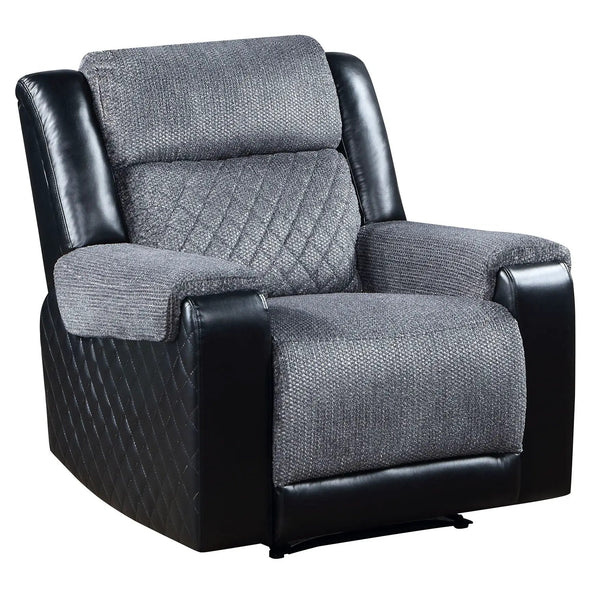 Alicia - Fauteuil inclinable - Gris noir