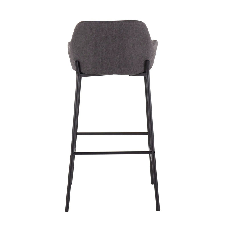 Daniella - Industrial Fixed Height Bar Stool (Set of 2) by Unique Piece Furniture
