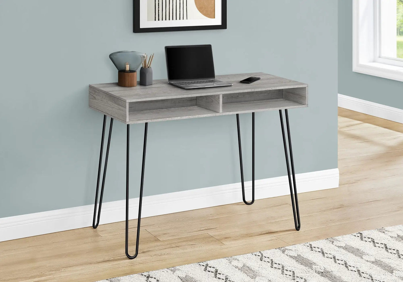 Contemporary Computer Desk with Storage Drawers by HouseOfZazla
