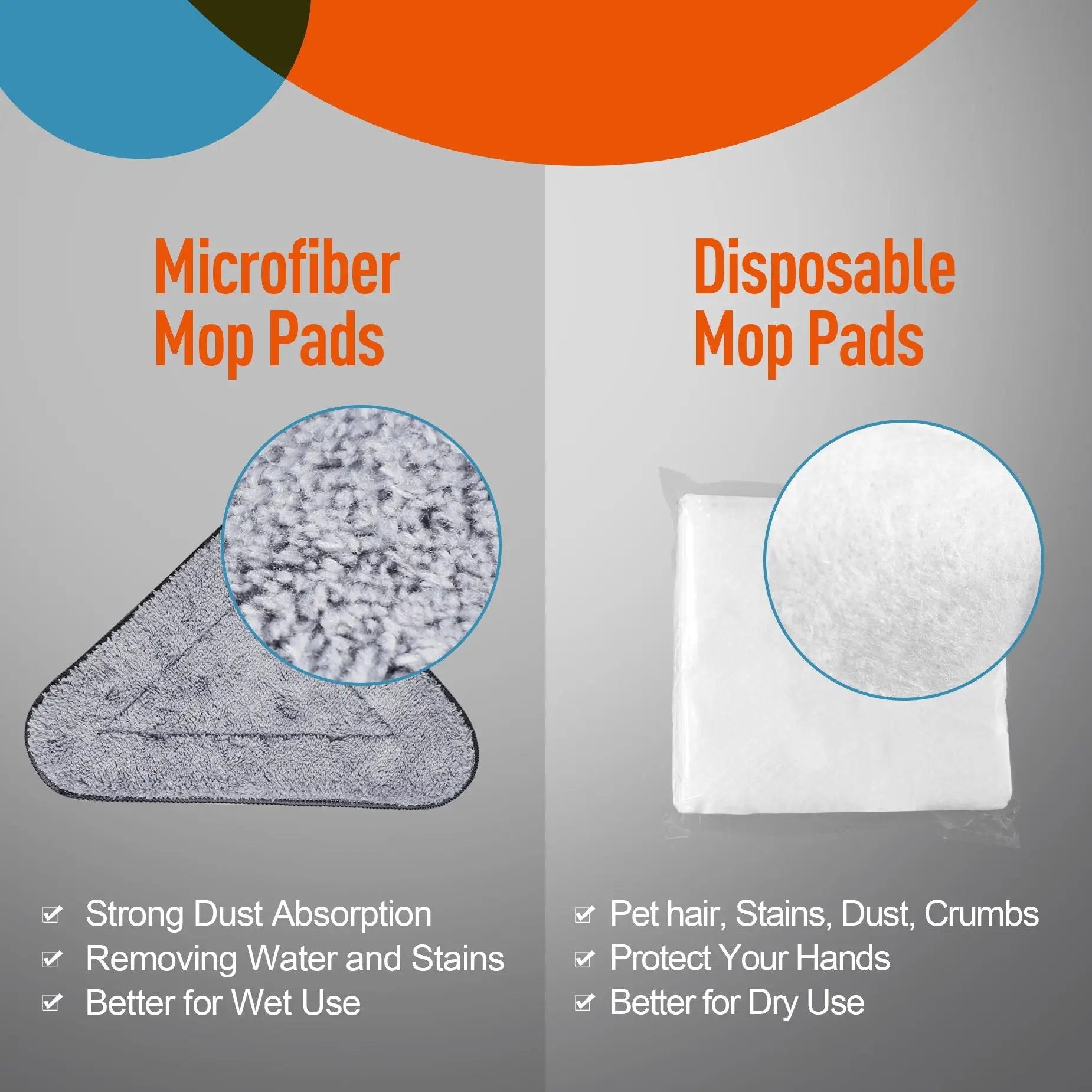 Effortless Wall Cleaning Mop With Disposable Pads, Versatile Triangle Design - White by HouseOfZazla