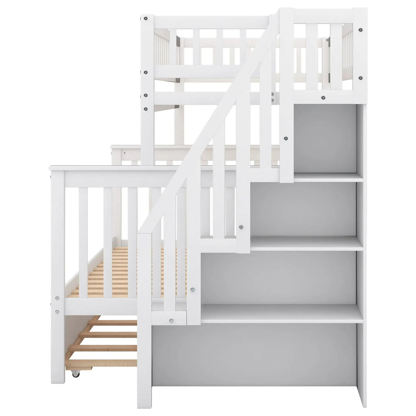 Bunk Bed With Staircase by HouseOfZazla