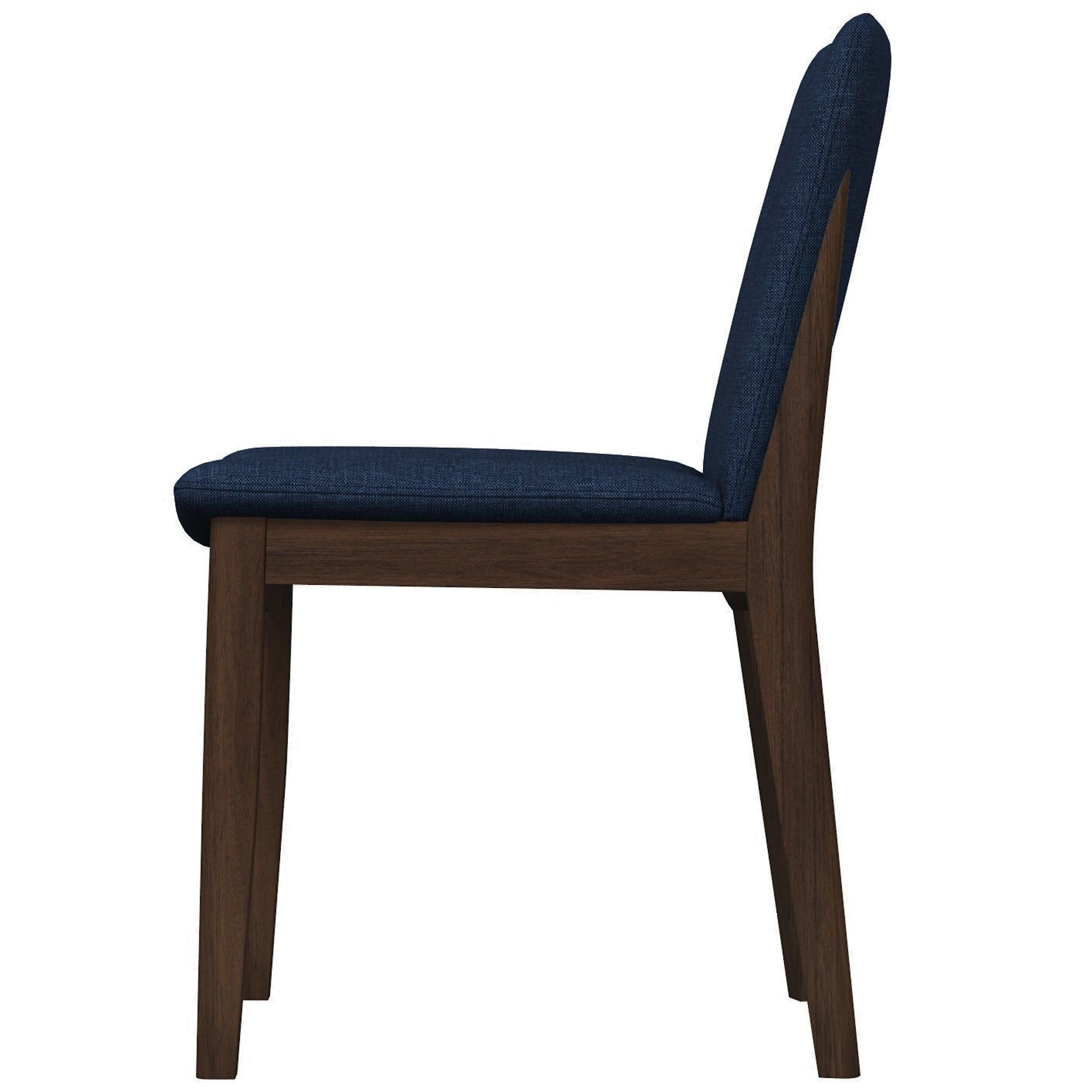 Laura - Mid-Century Modern Solid Wood Dining Chair (Set of 2) by HouseOfZazla