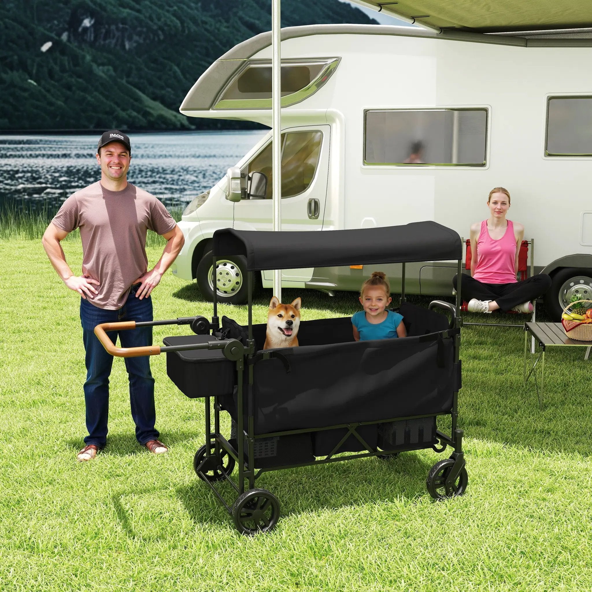 Wagon Stroller for 2 Kids by HouseOfZazla