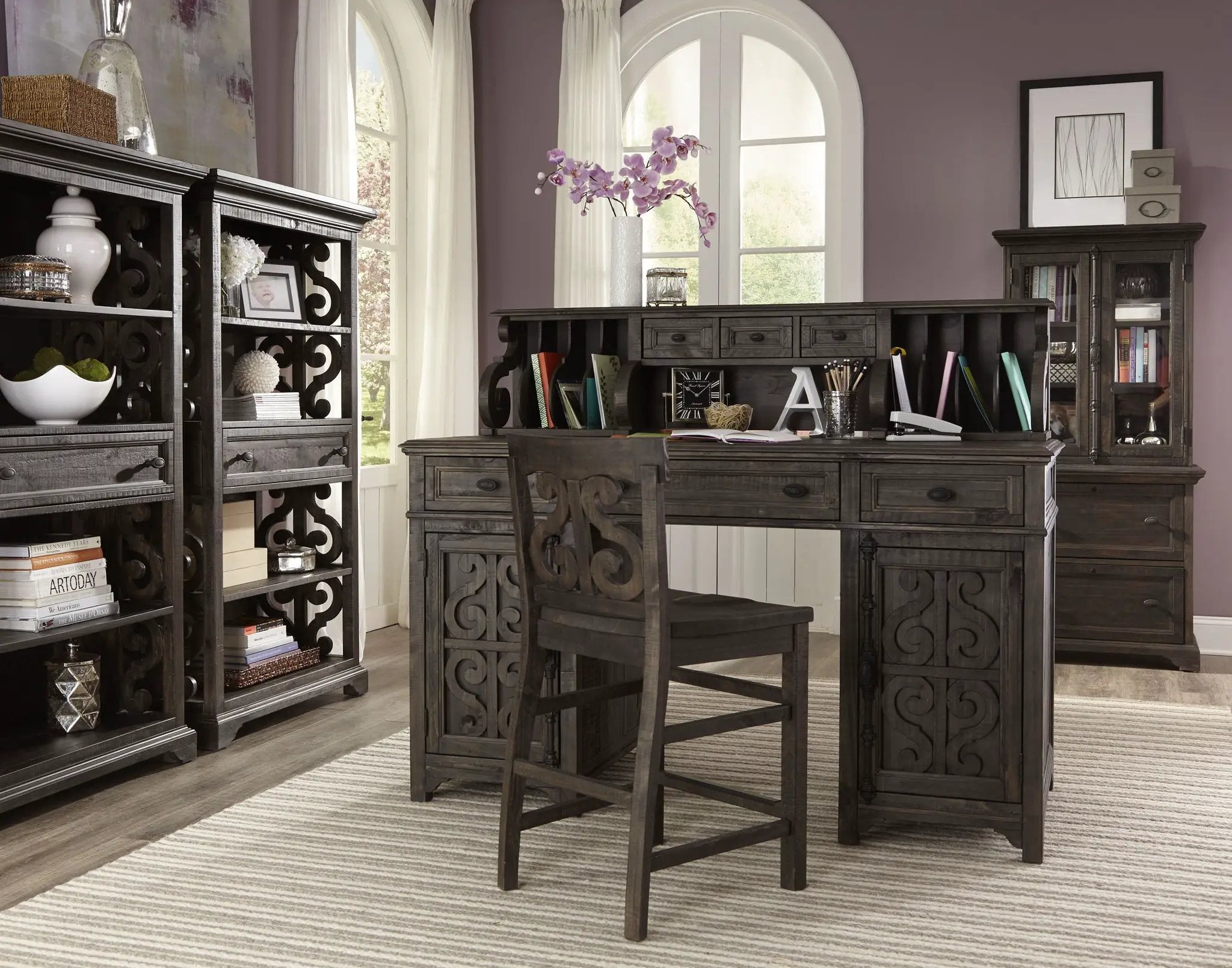 Bellamy - Bookcase - Peppercorn by Unique Piece Furniture