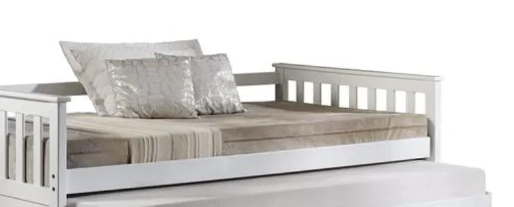 Cominia - Twin Daybed (Trundle Not Included, Bed Only, No Storage) - White by HouseOfZazla