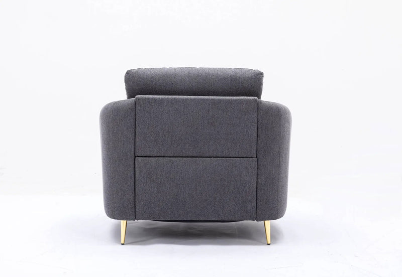 Yuina - Linen Chair - Gray by Unique Piece Furniture