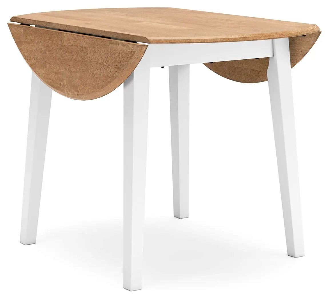 Gesthaven - Round Dining Room Drop Leaf Table by Unique Piece Furniture