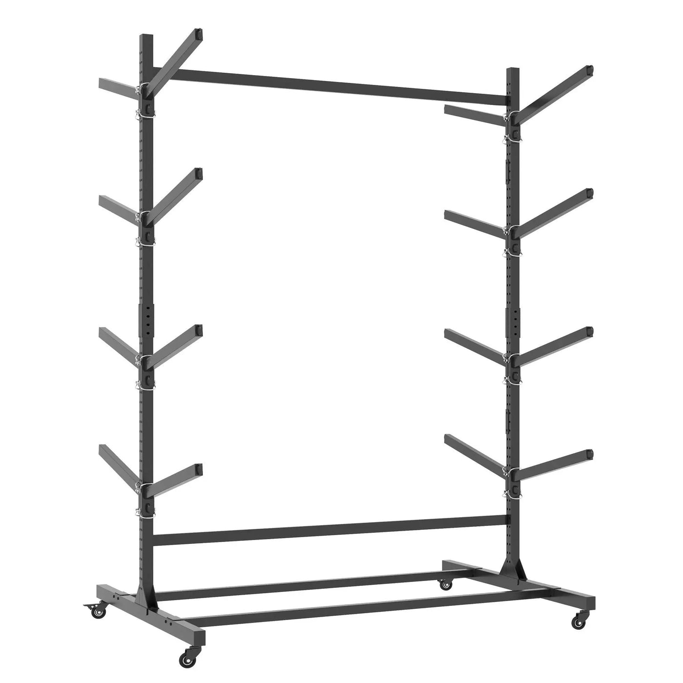 Freestanding Kayak Storage Rack With Lockable Wheels For Kayak, Canoe, Sup & Surfboard by HouseOfZazla