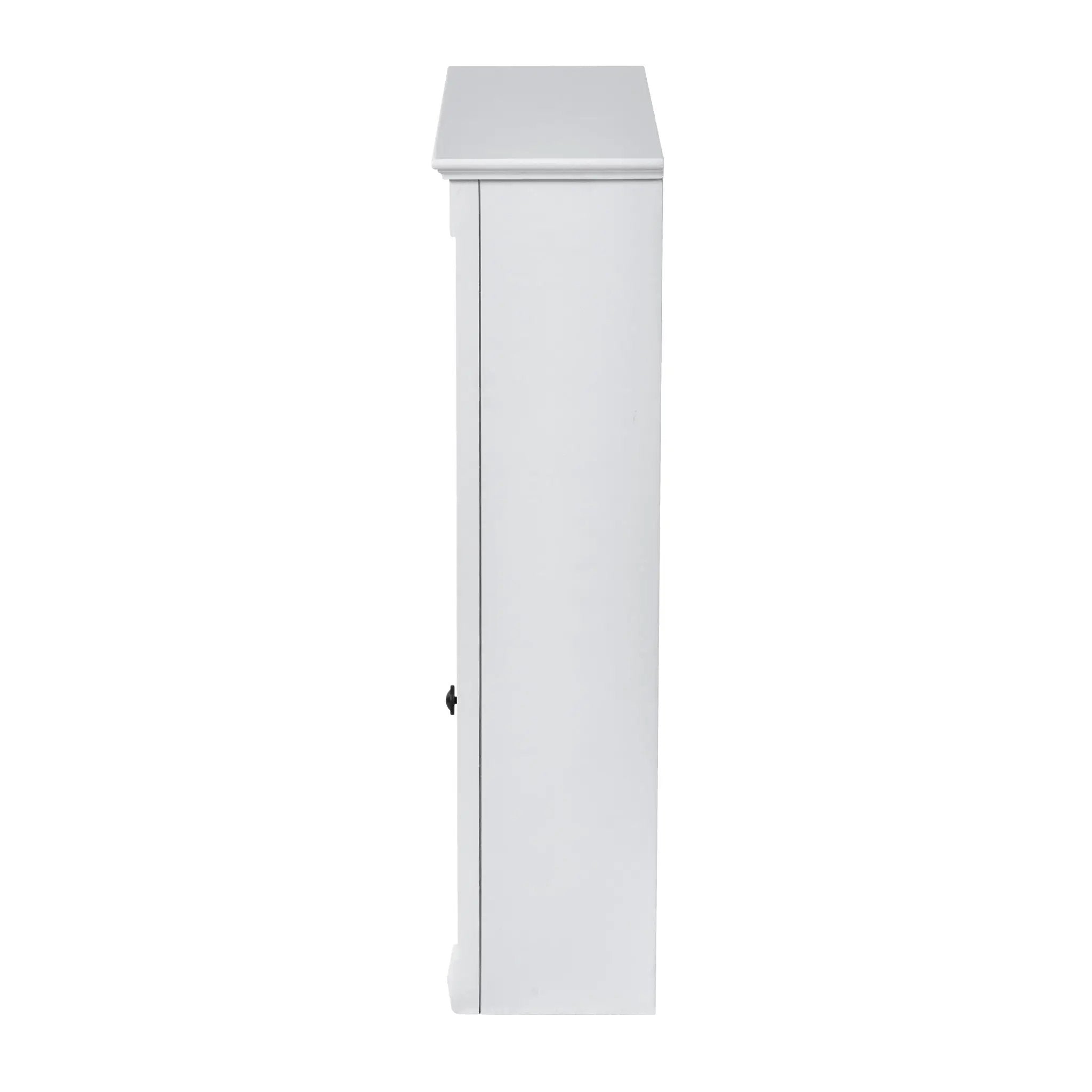 Wall Mounted Bathroom Storage Cabinet With Mirror, Medicine Cabinet With Height Adjustable Shelf by HouseOfZazla