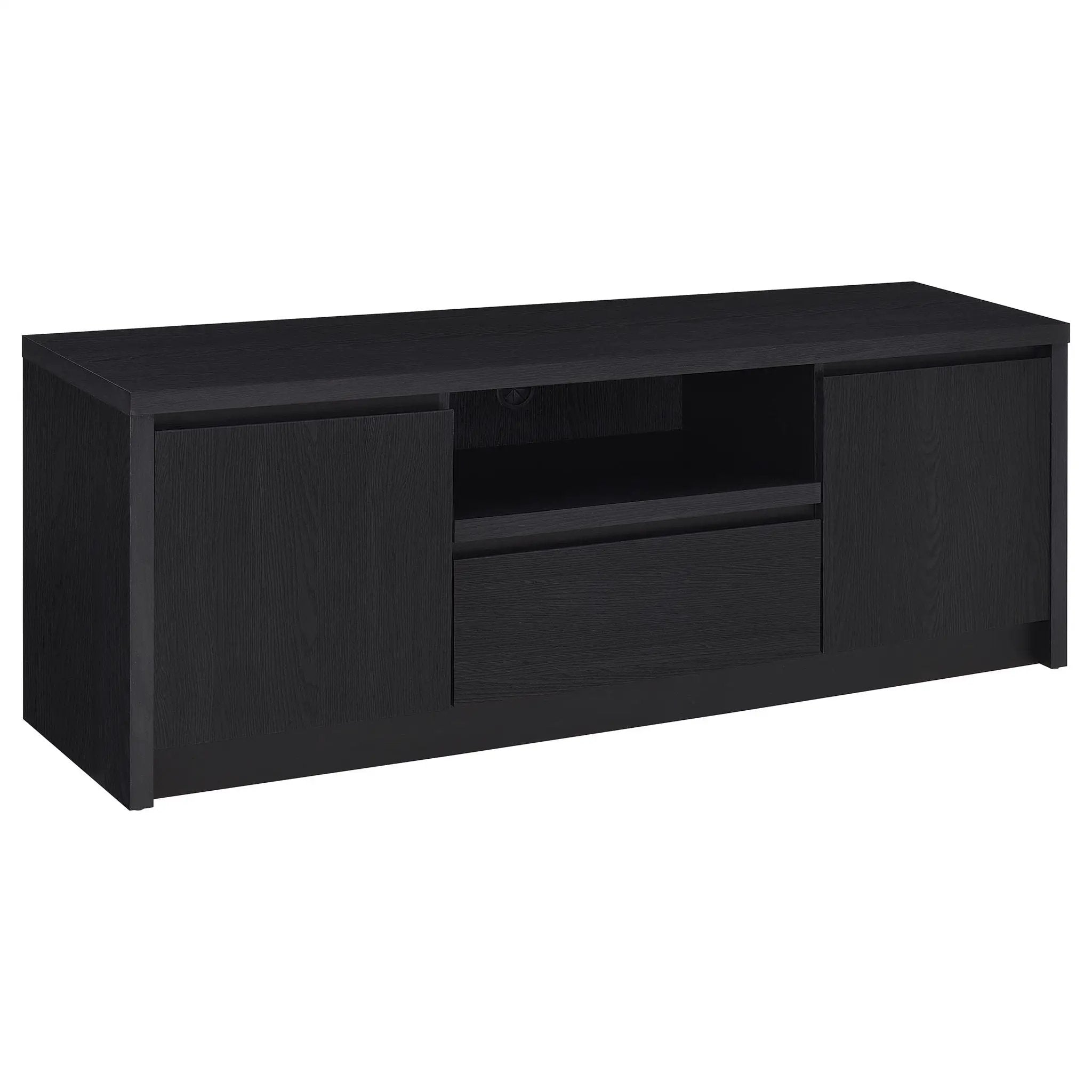 Winfield 3-piece Entertainment Center 60-inch TV Stand Black by Unique Piece Furniture