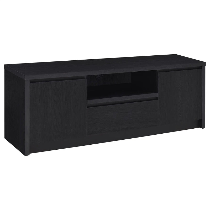 Winfield 3-piece Entertainment Center 60-inch TV Stand Black by Unique Piece Furniture