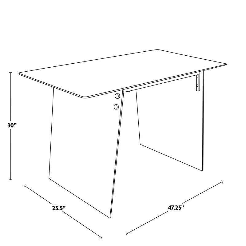 Glacier - Contemporary Desk - Clear / Chrome by HouseOfZazla