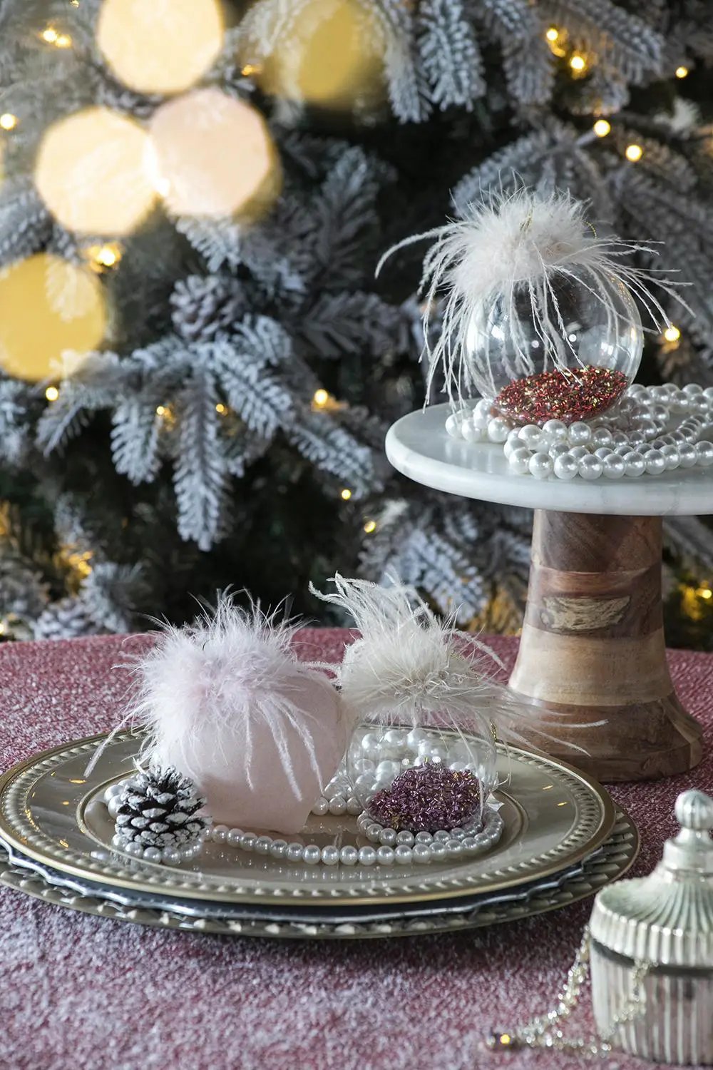 Christmas Ball Ornaments Decorative Hanging Ball Christmas Tree Ornaments For Holiday by HouseOfZazla