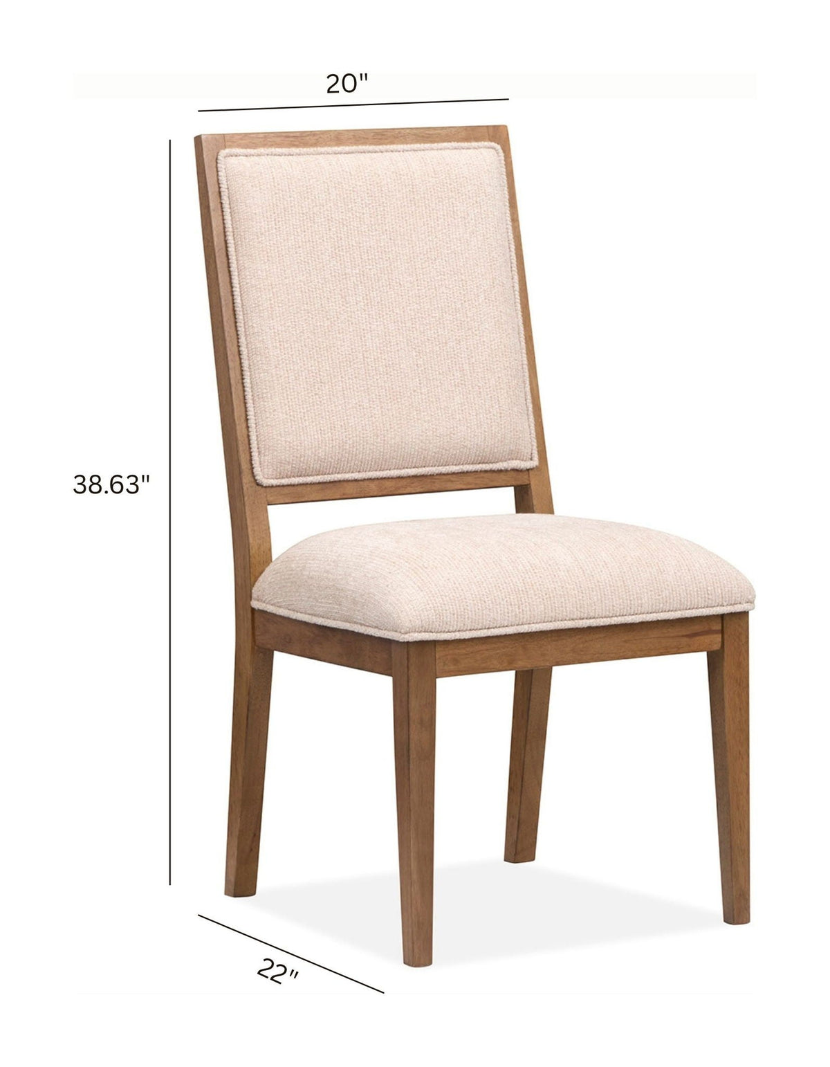 Marcel - Upholstered Side Chair (Set of 2) - Harvest Brown, photo 2 of 7