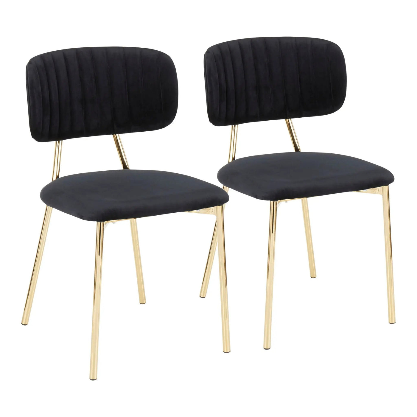 Bouton - Contemporary / Glam Chair (Set of 2) by HouseOfZazla