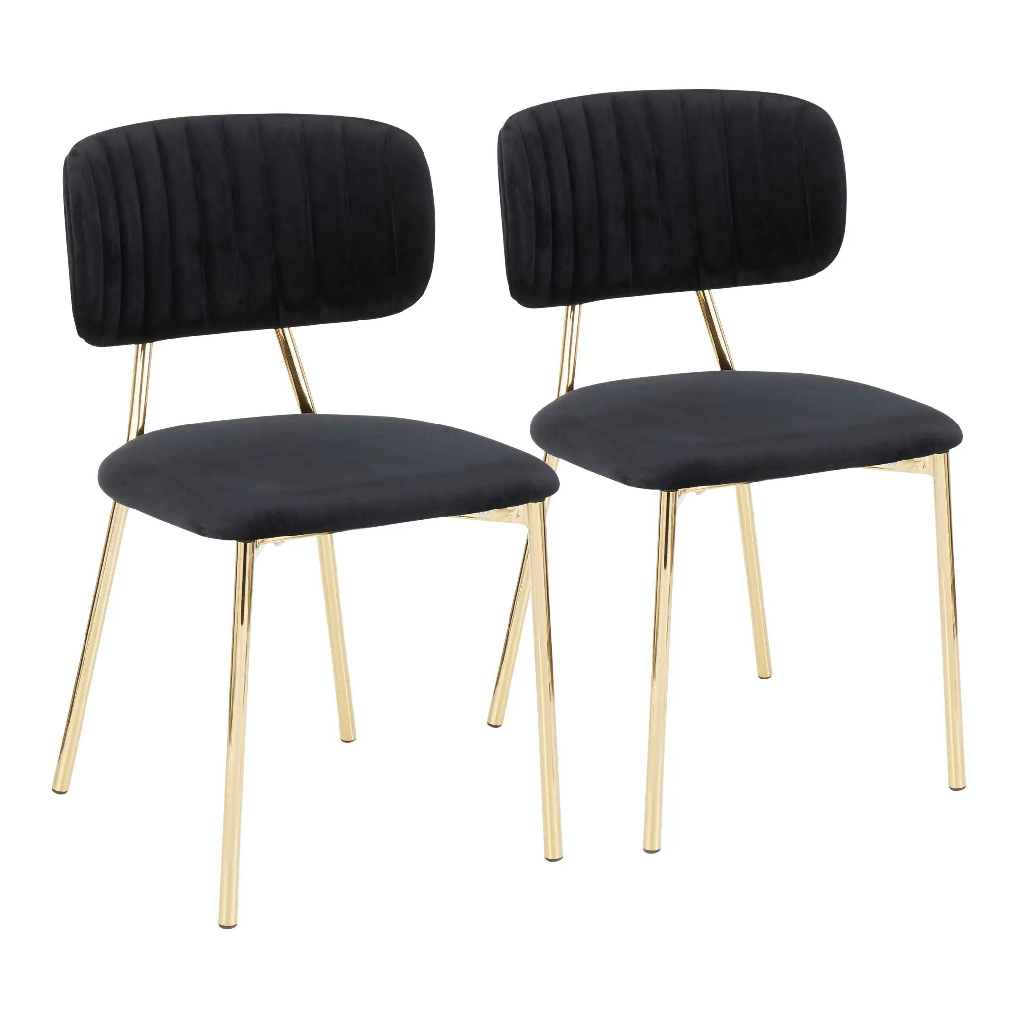 Bouton - Contemporary / Glam Chair (Set of 2) by HouseOfZazla