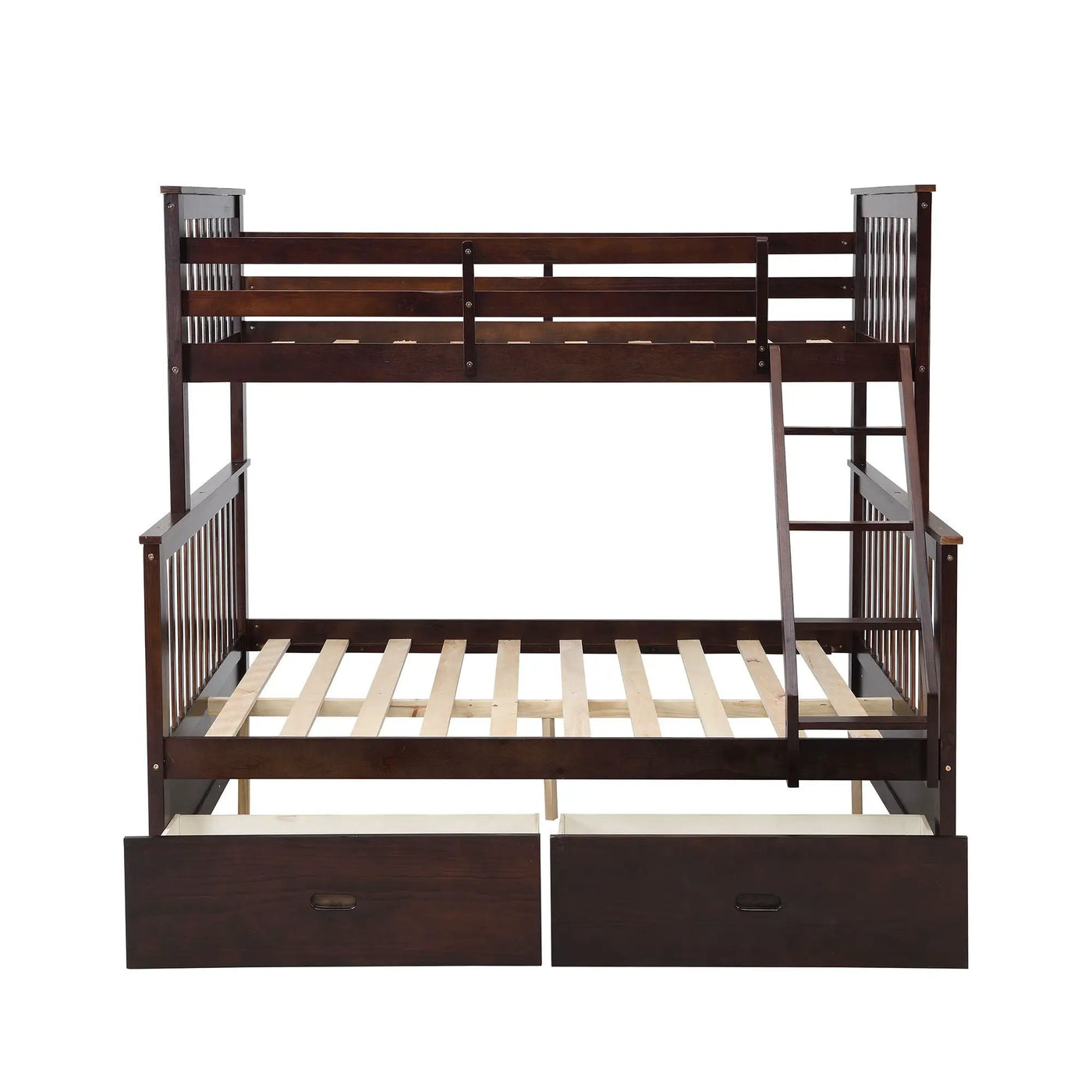 Bunk Bed With Ladder, And Safety Guard Rails by HouseOfZazla