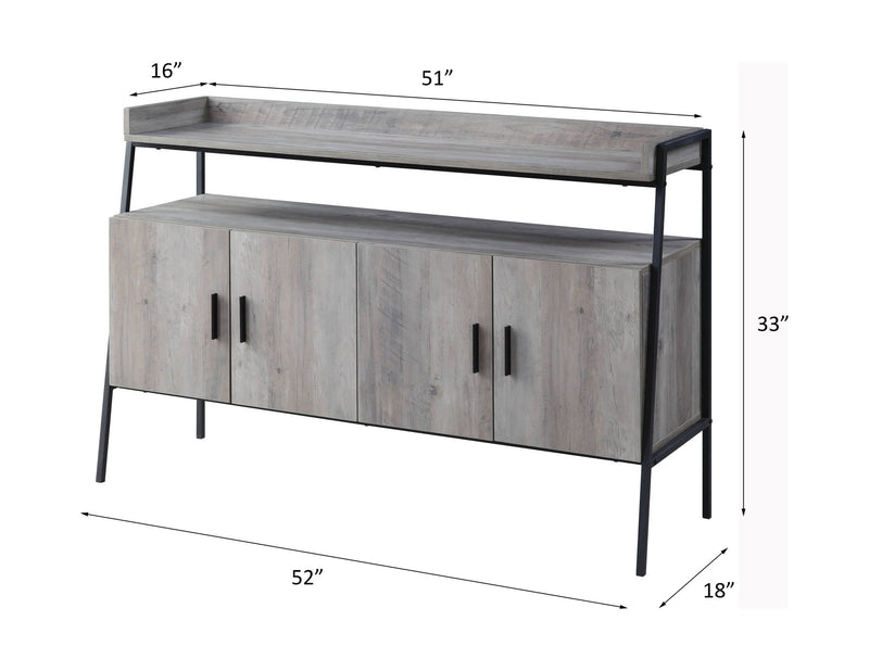 Samiya - TV Stand - Gray by HouseOfZazla