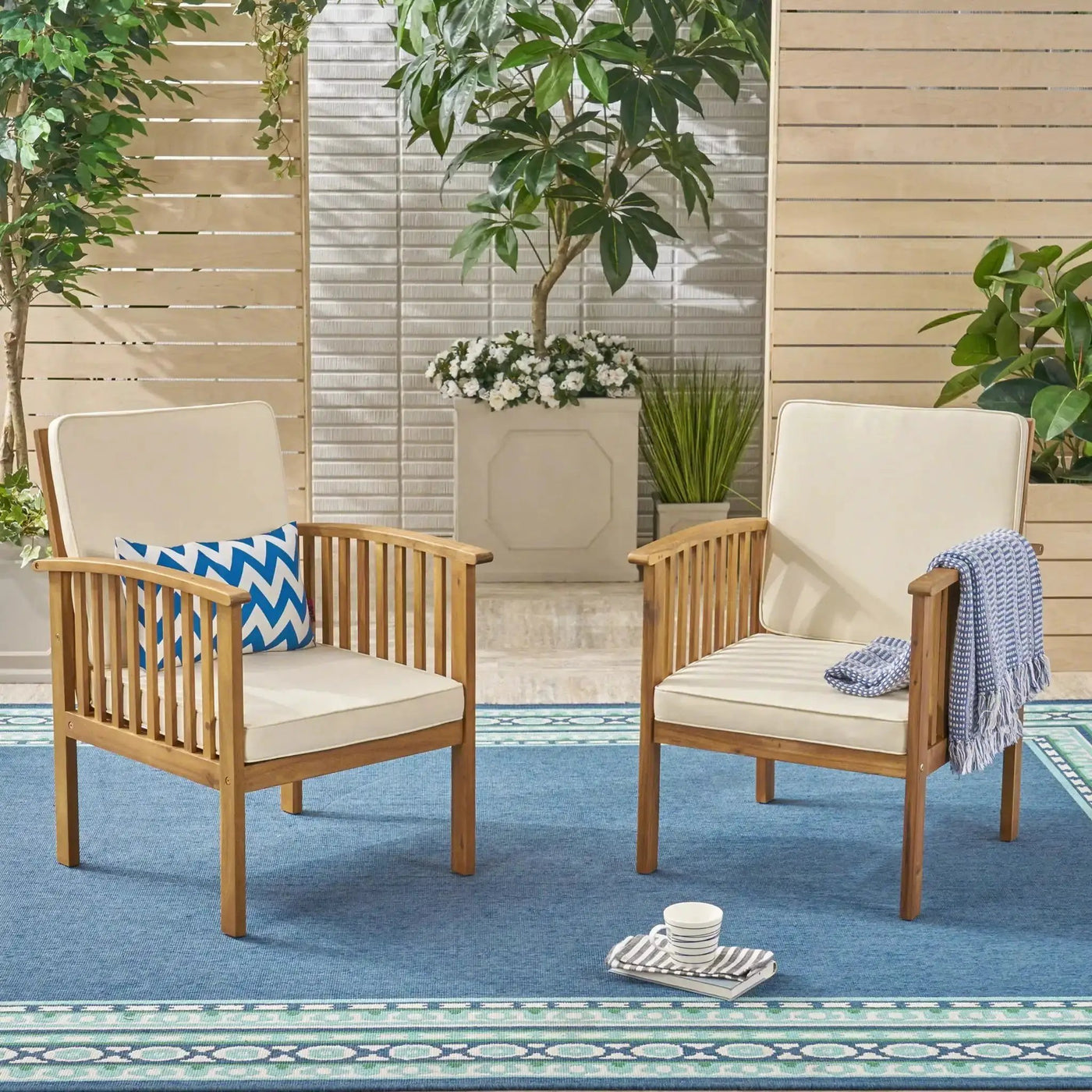 Casa Acacia Club Chair Coastal Classic Outdoor Seating by HouseOfZazla