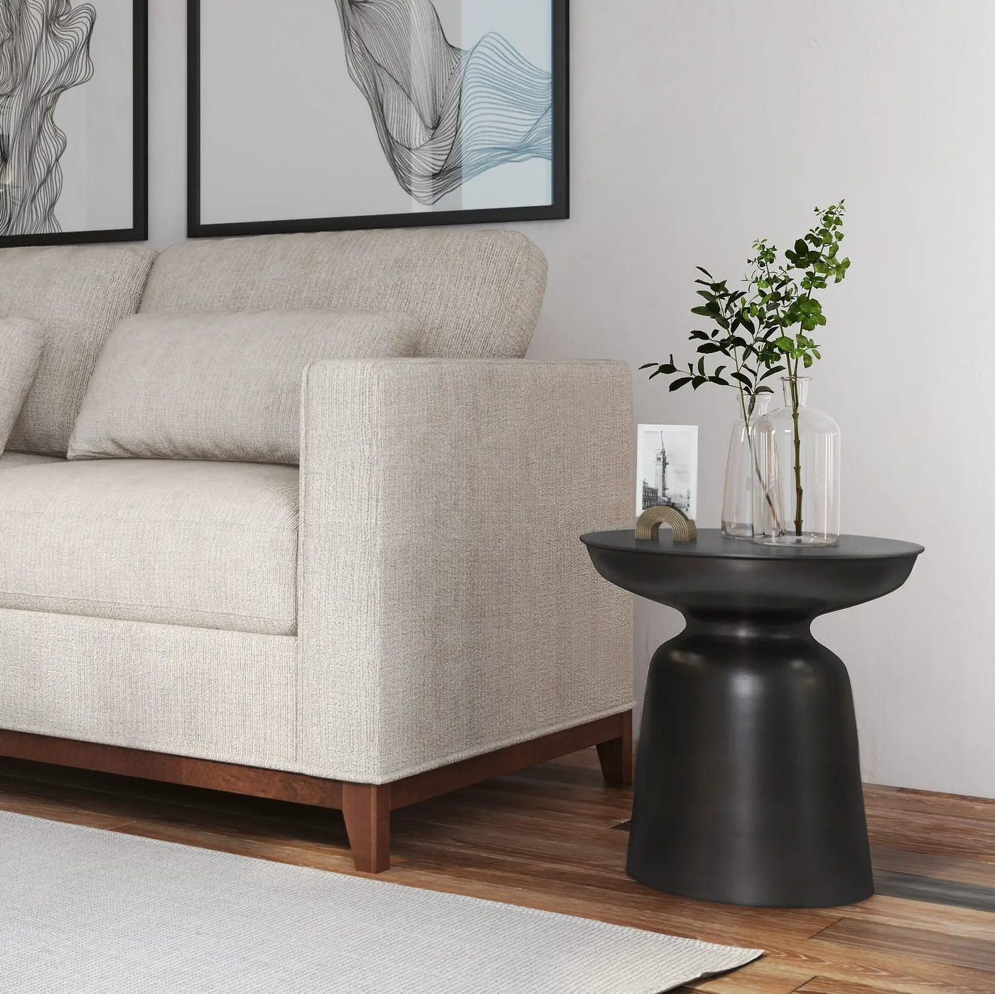 Toby - Handcrafted Metal Accent Table by HouseOfZazla
