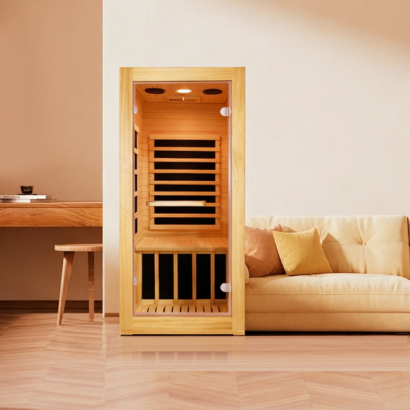 infrared sauna room single room by HouseOfZazla