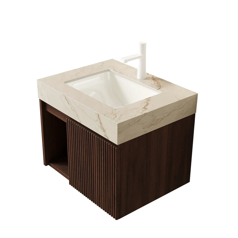 Eiden 24" Bathroom Vanity & Sink, Floating Storage Cabinet by HouseOfZazla