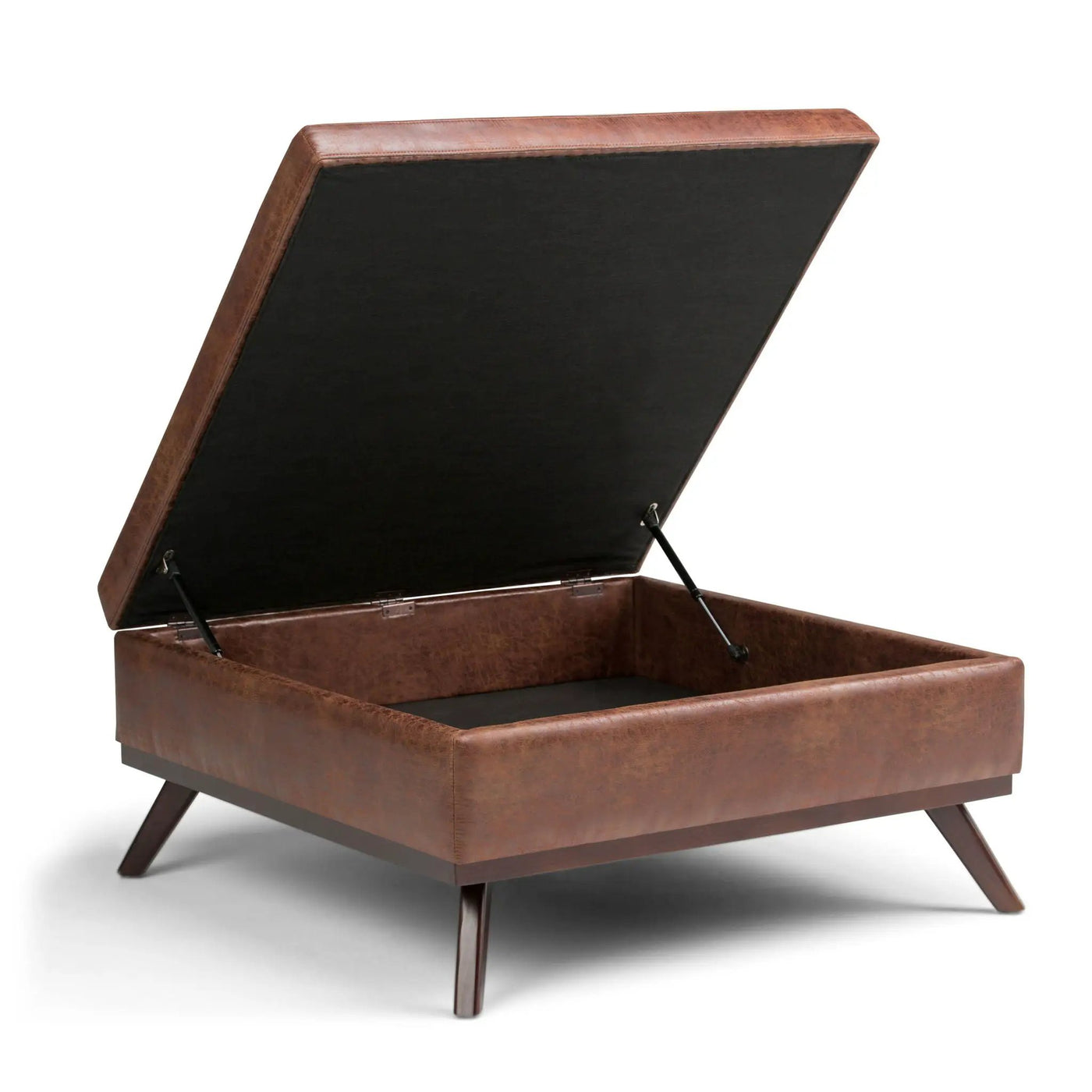 Owen - Multifunctional Square Coffee Table Storage Ottoman by HouseOfZazla