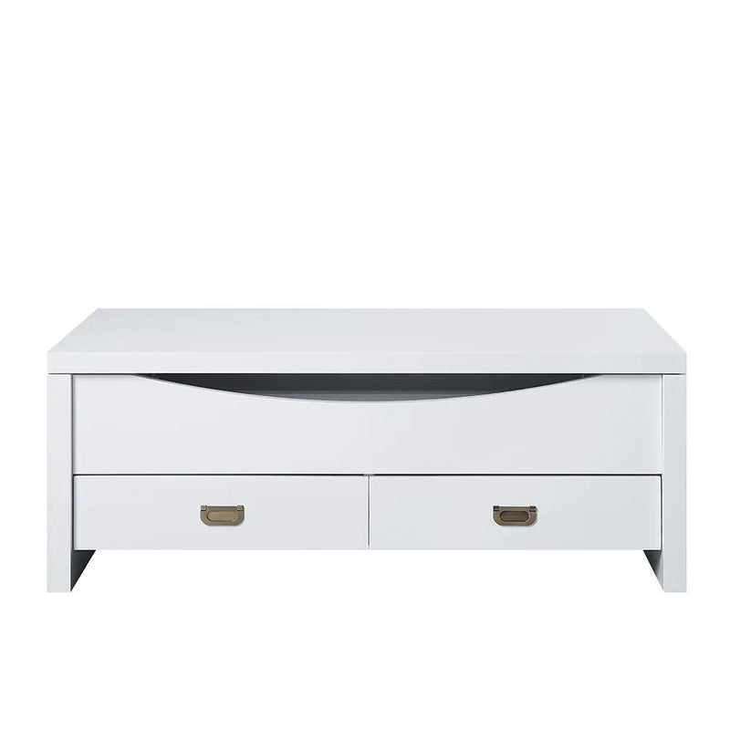 Ramiel - Coffee Table With Lift Top - High Gloss White by Unique Piece Furniture