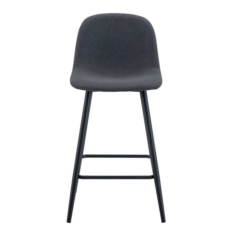 Modern Bar Chair Rounded Backrest (Set of 2)