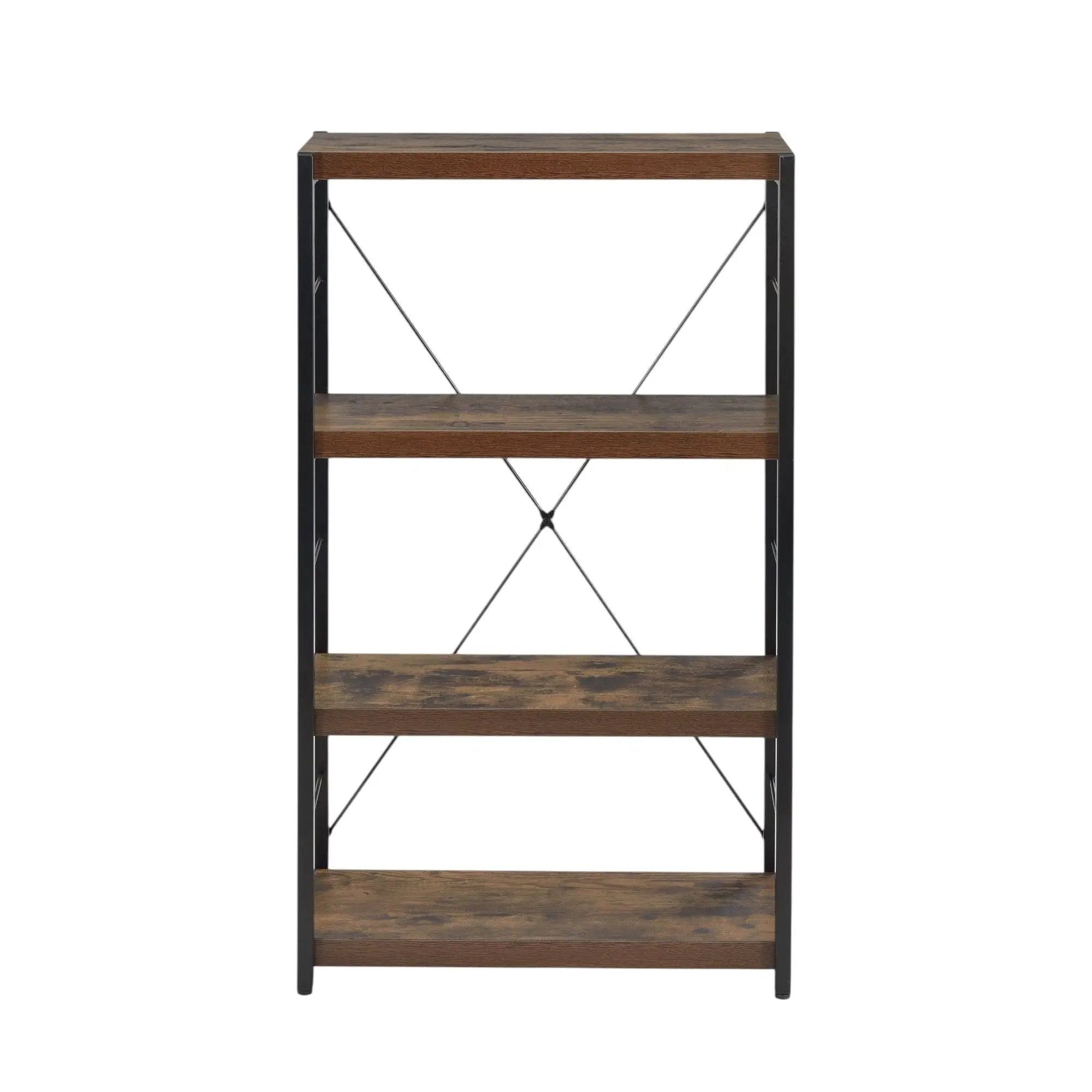 Bob - Bookshelf - Weathered Oak / Black by Unique Piece Furniture