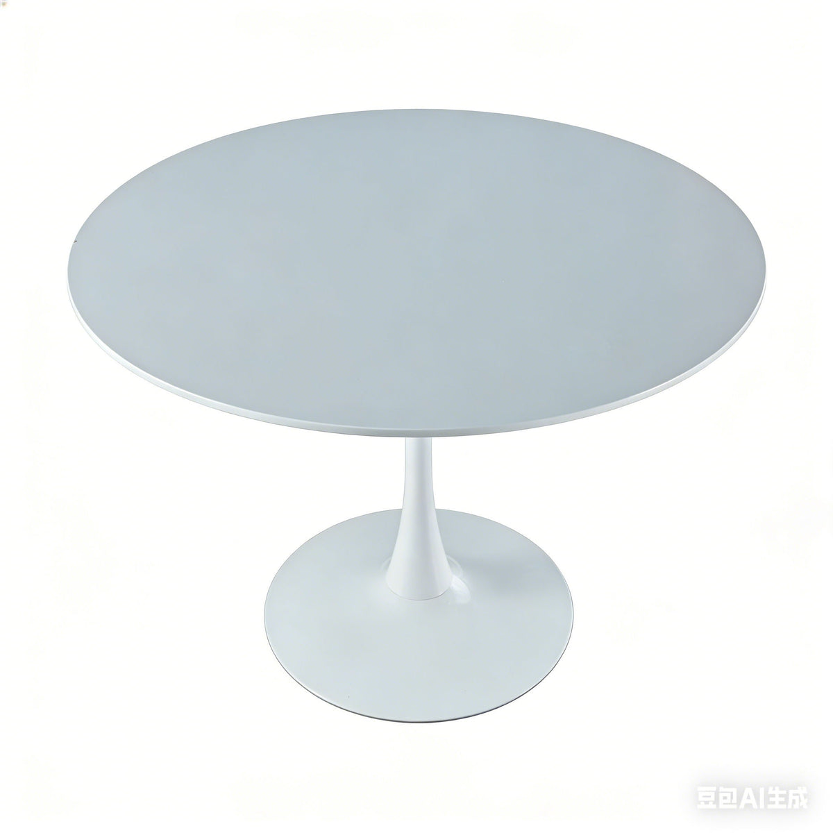 Tulip Special Dining Table with Round Top - White or Black, photo 2 of 12