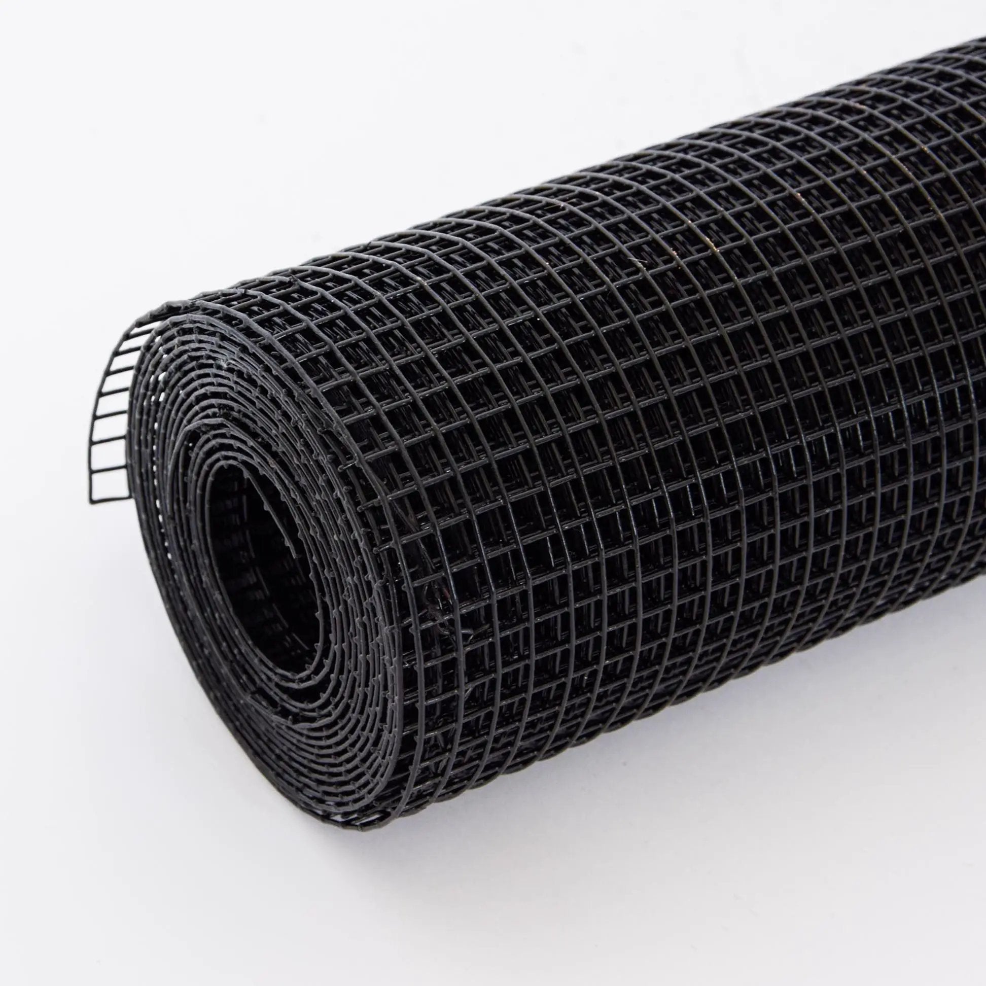 Vinyl Coated Hardware Cloth, Welded Wire Fence For Poultry And Home Improvement - Black by HouseOfZazla