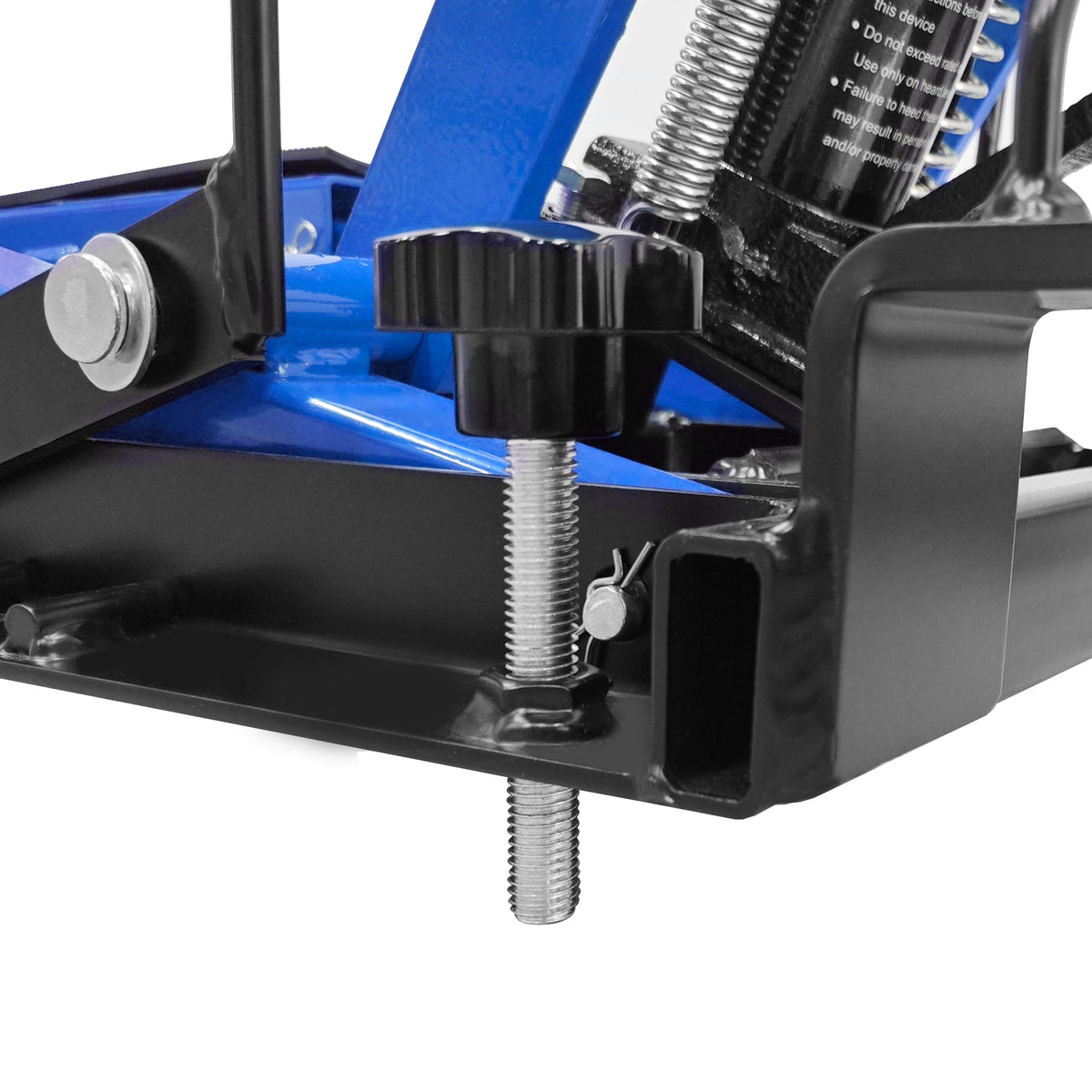 Hydraulic Motorcycle Lift Jack, 1500 LBS Capacity, ATV Scissor Lift Jack Portable Motorcycle Lift Table with 4 Casters, Hydraulic Foot-Operated Hoist Stand for Motorcycle ATV UTV Powersports, photo 9 of 10