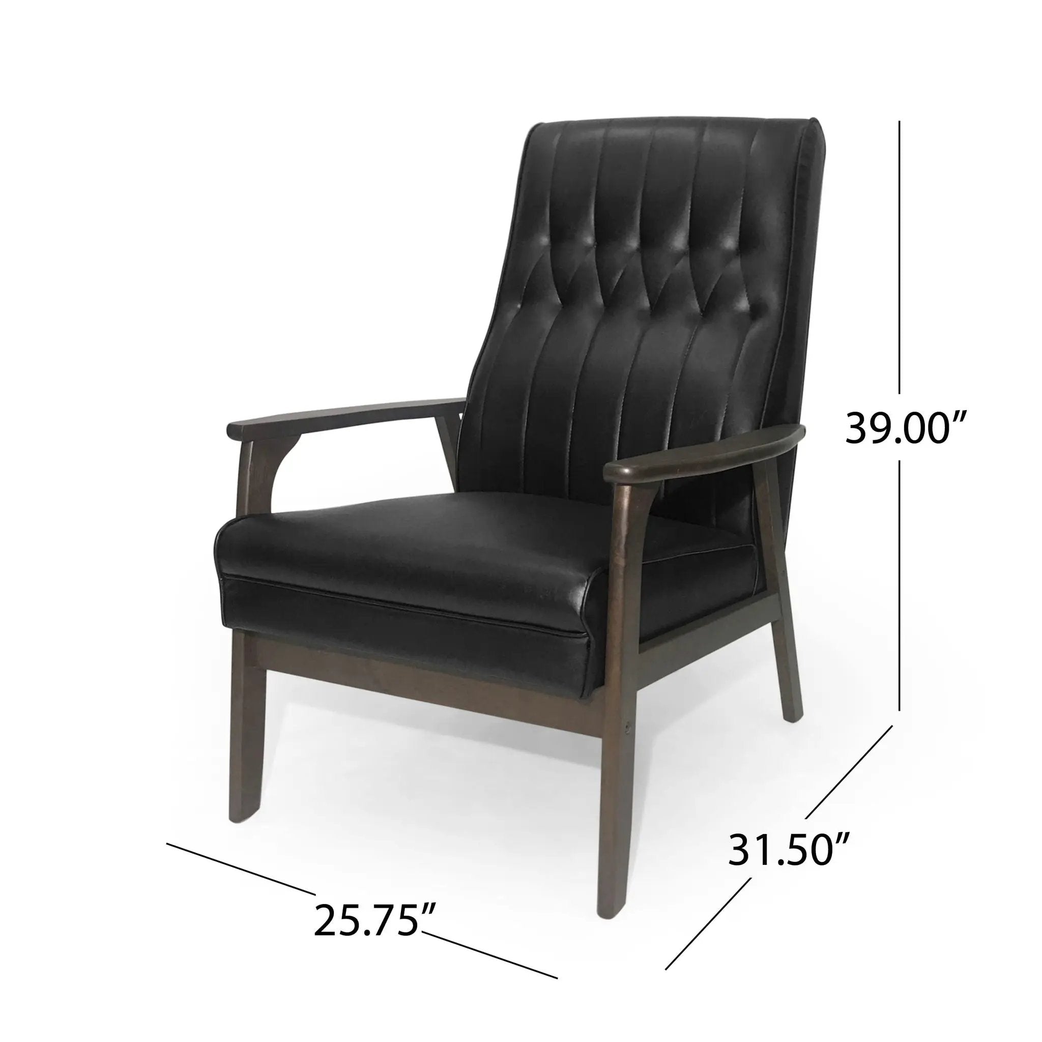 Mid Century Modern Upholstered Accent Chair by HouseOfZazla