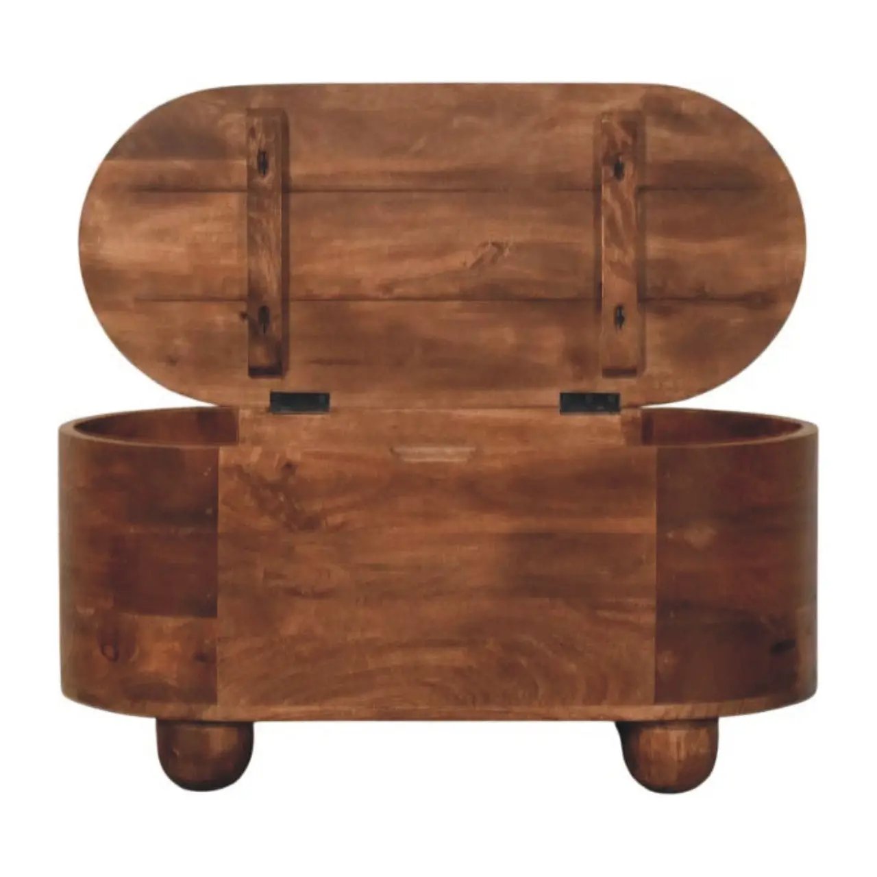 Solid Wood Curva Storage Trunk by HouseOfZazla