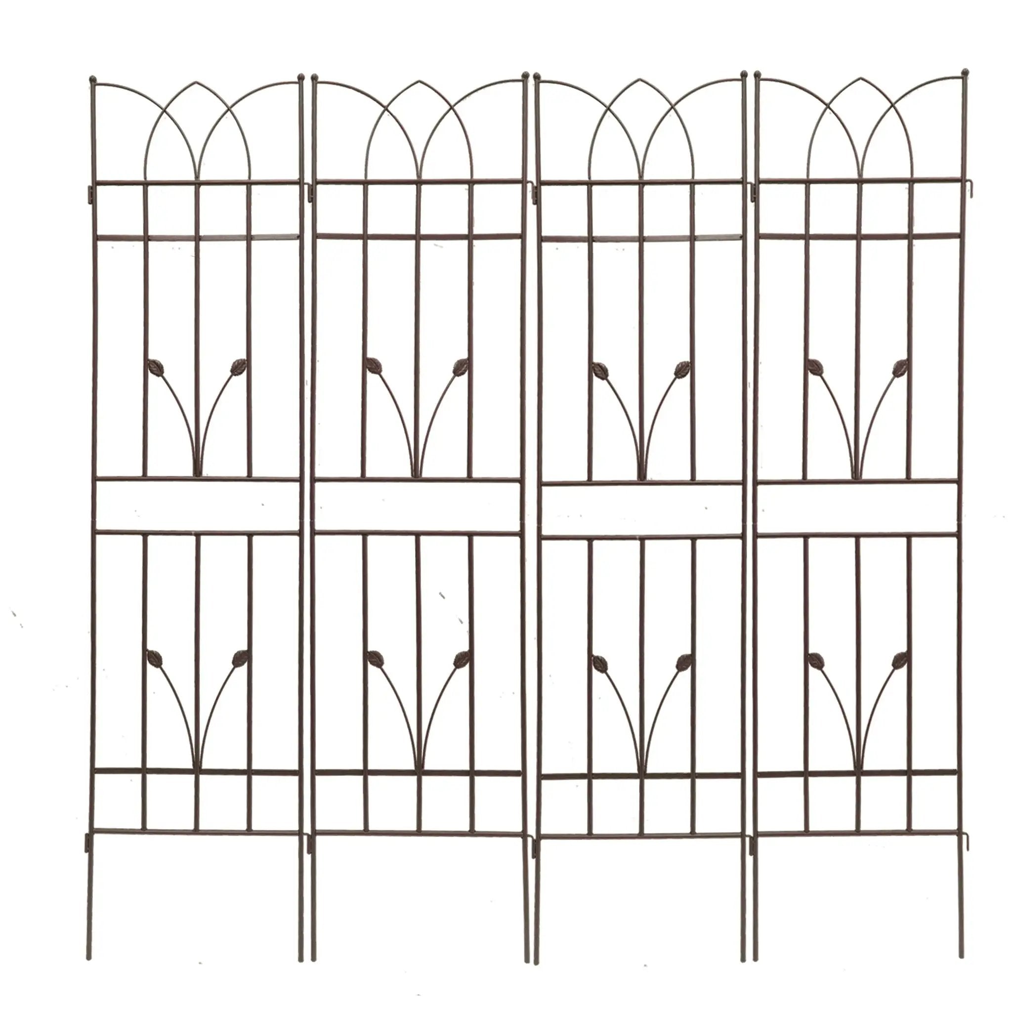 Metal Garden Trellis Rustproof For Climbing Plants Outdoor Flower Support by Unique Piece Furniture
