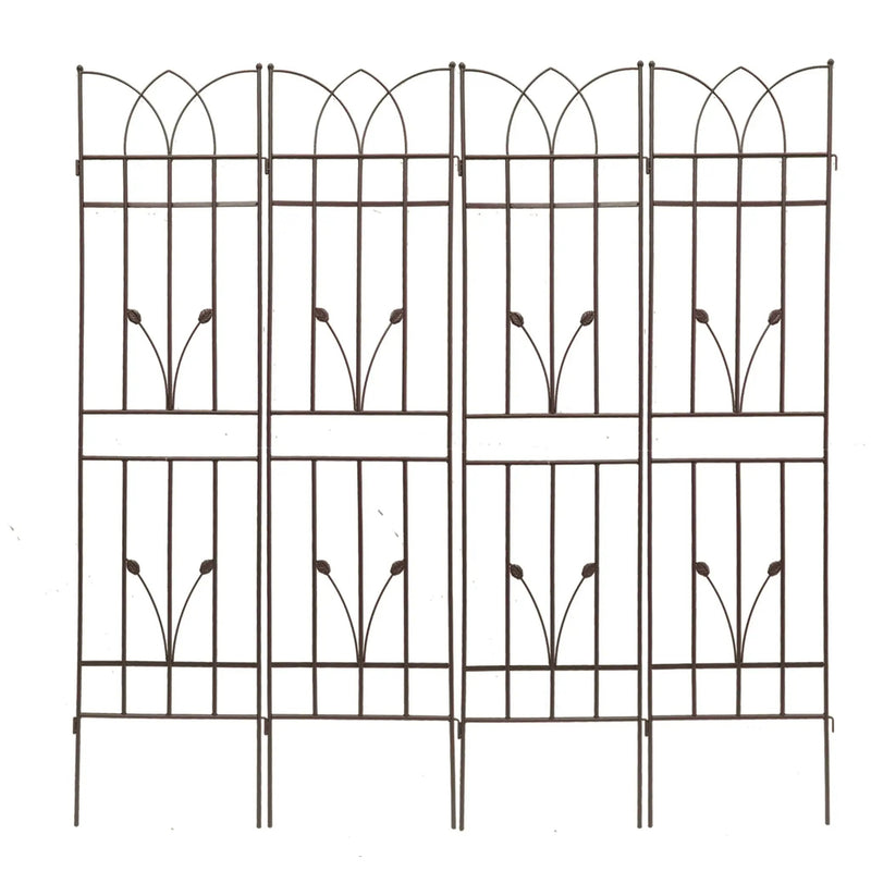 Metal Garden Trellis Rustproof For Climbing Plants Outdoor Flower Support by Unique Piece Furniture