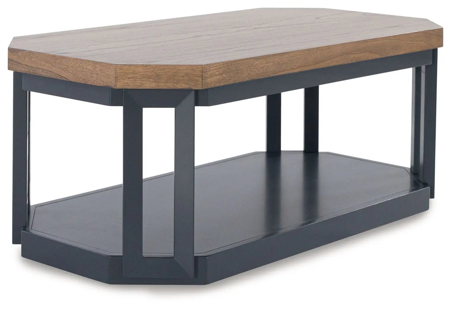 Landocken - Occasional Table Set (Set of 3) - Brown / Blue by Unique Piece Furniture
