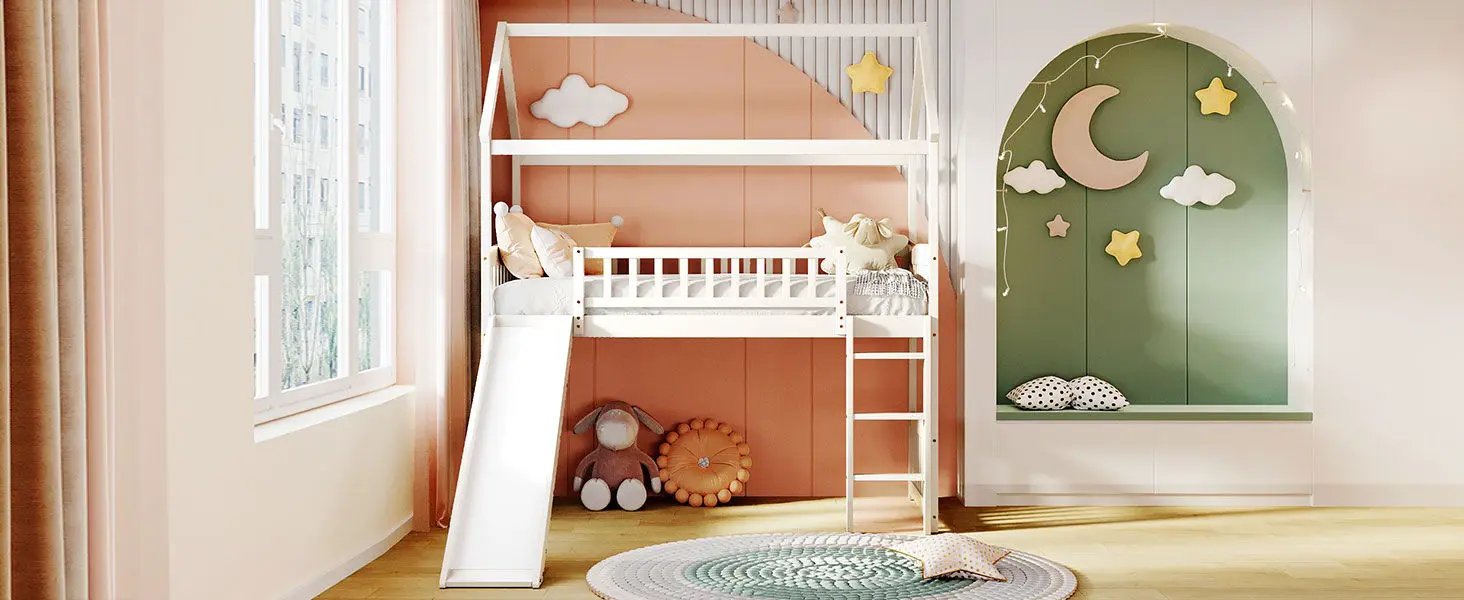 Loft Bed With Slide by HouseOfZazla