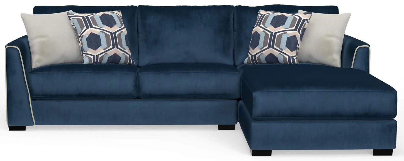 Jetson - Sectional With Comfort Coil Seat Cushions And Included Accent Pillows by Unique Piece Furniture