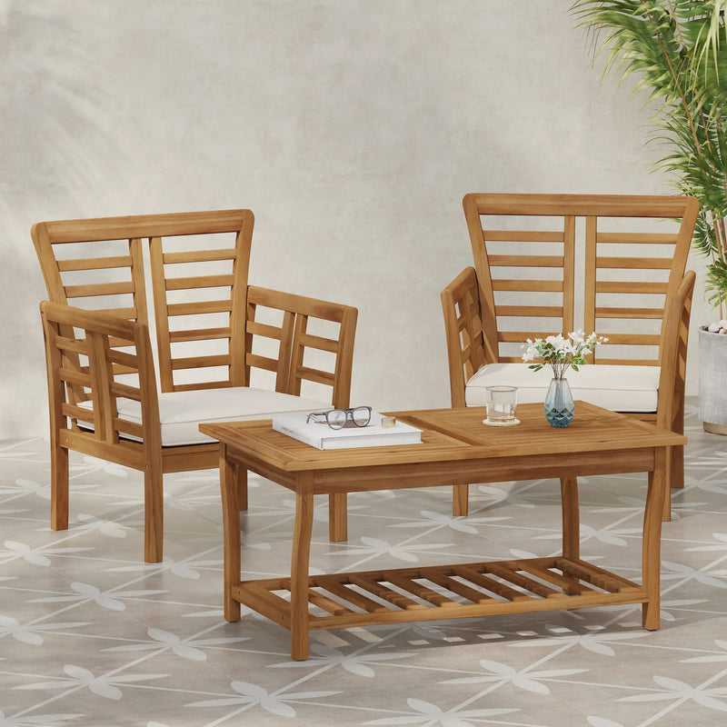 Caydon 2 Club Chairs + Table by HouseOfZazla