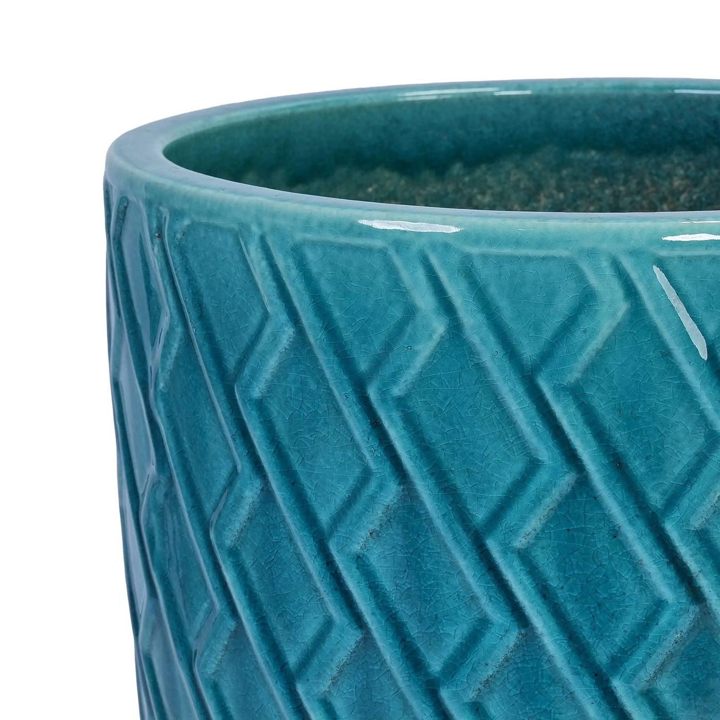 Ceramic Flowerpot, Planter For Patio, Garden, Windowsill by HouseOfZazla